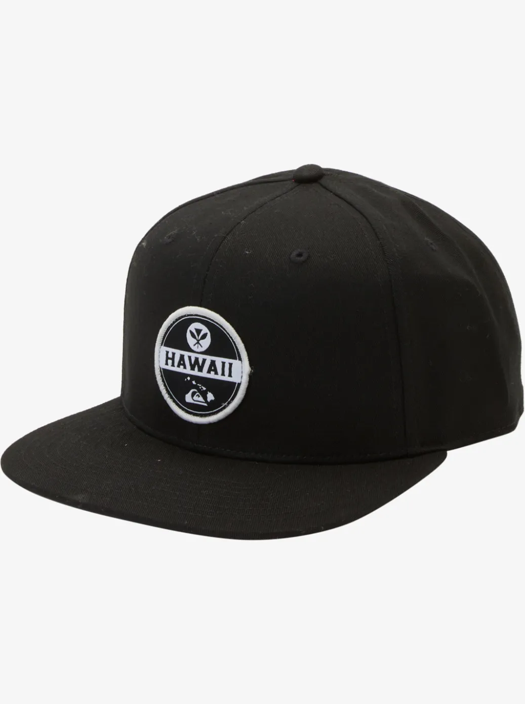 Cheap Quiksilver Hawaii Rooted Snapback Hat Black