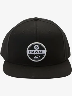 Cheap Quiksilver Hawaii Rooted Snapback Hat Black
