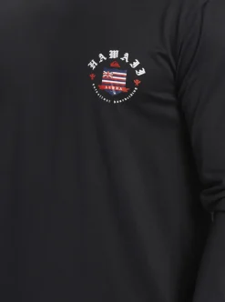 Cheap Quiksilver Hawaii Royalty Upf 50 Long Sleeve Surf Tee Black