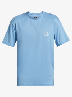 Cheap Quiksilver Heritage Heather Short Sleeve Upf 50 Surf T-Shirt Azure Blue