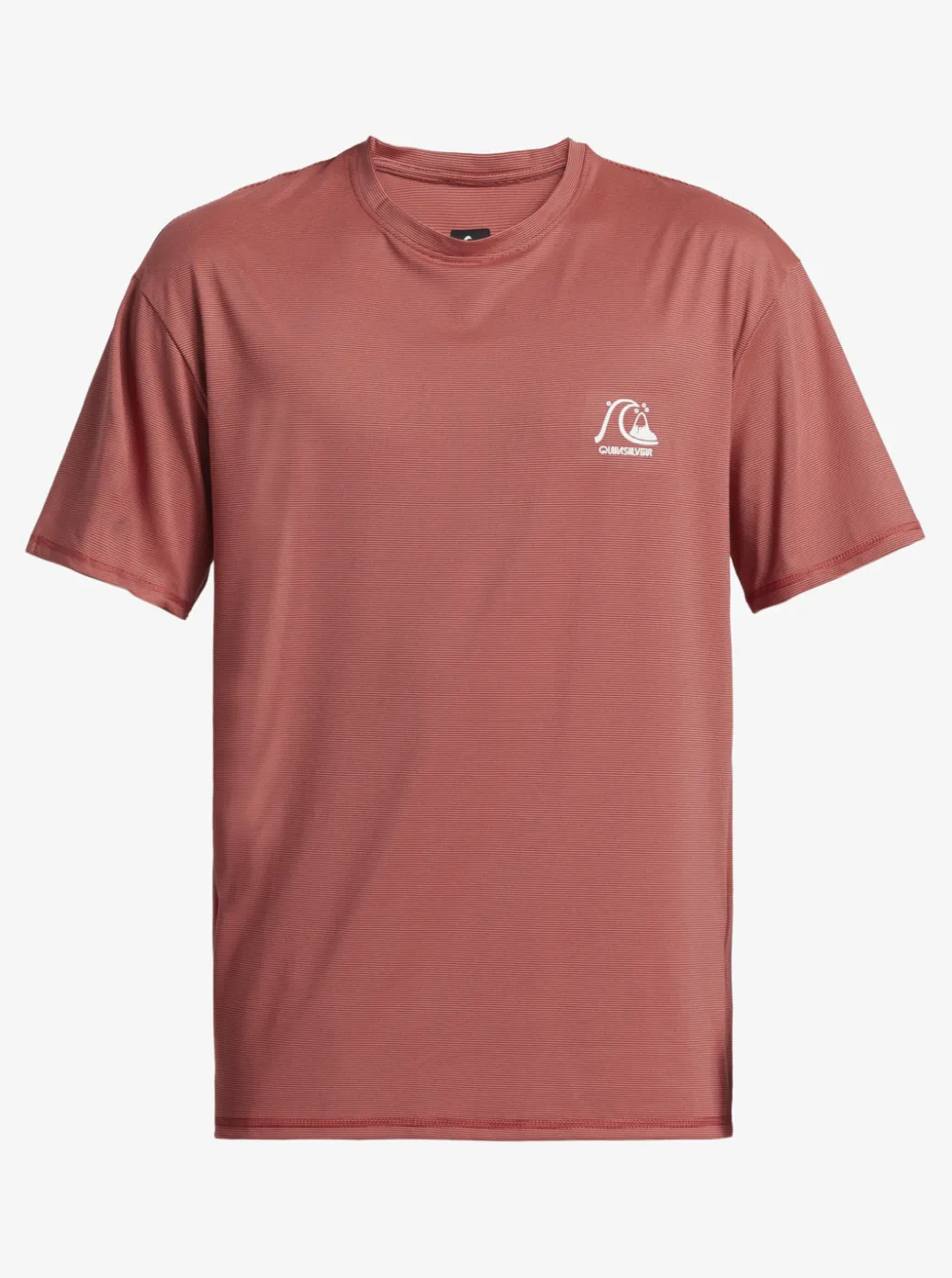 Cheap Quiksilver Heritage Heather Short Sleeve Upf 50 Surf T-Shirt Mineral Red