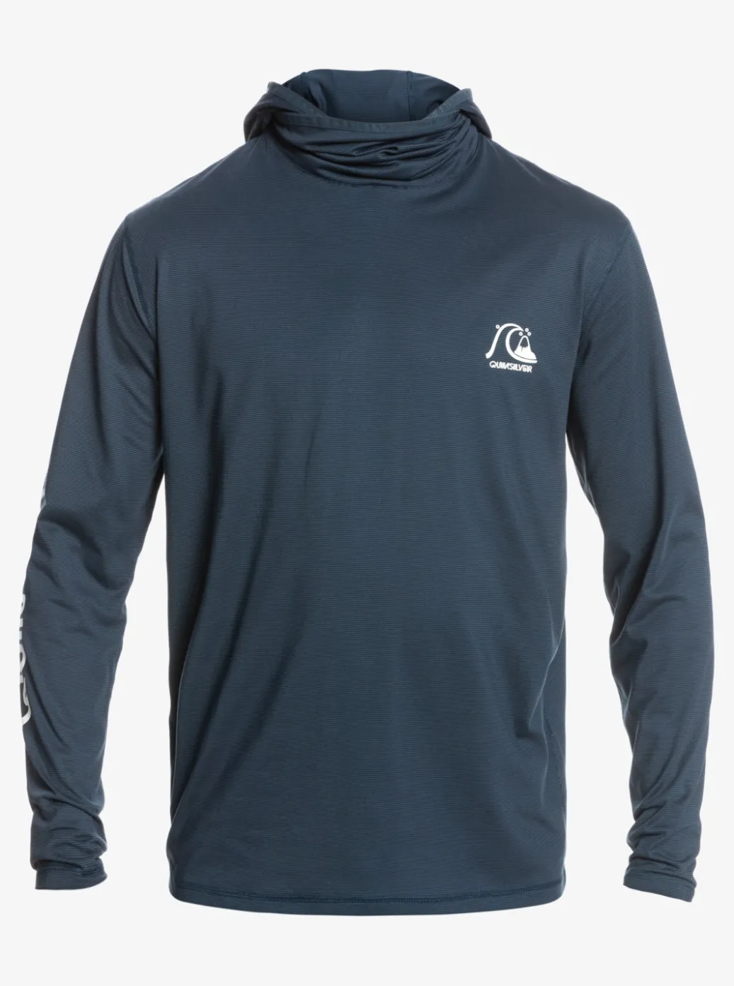 Sale Quiksilver Heritage Upf 50 Long Sleeve Surf Tee Midnight Navy Heather