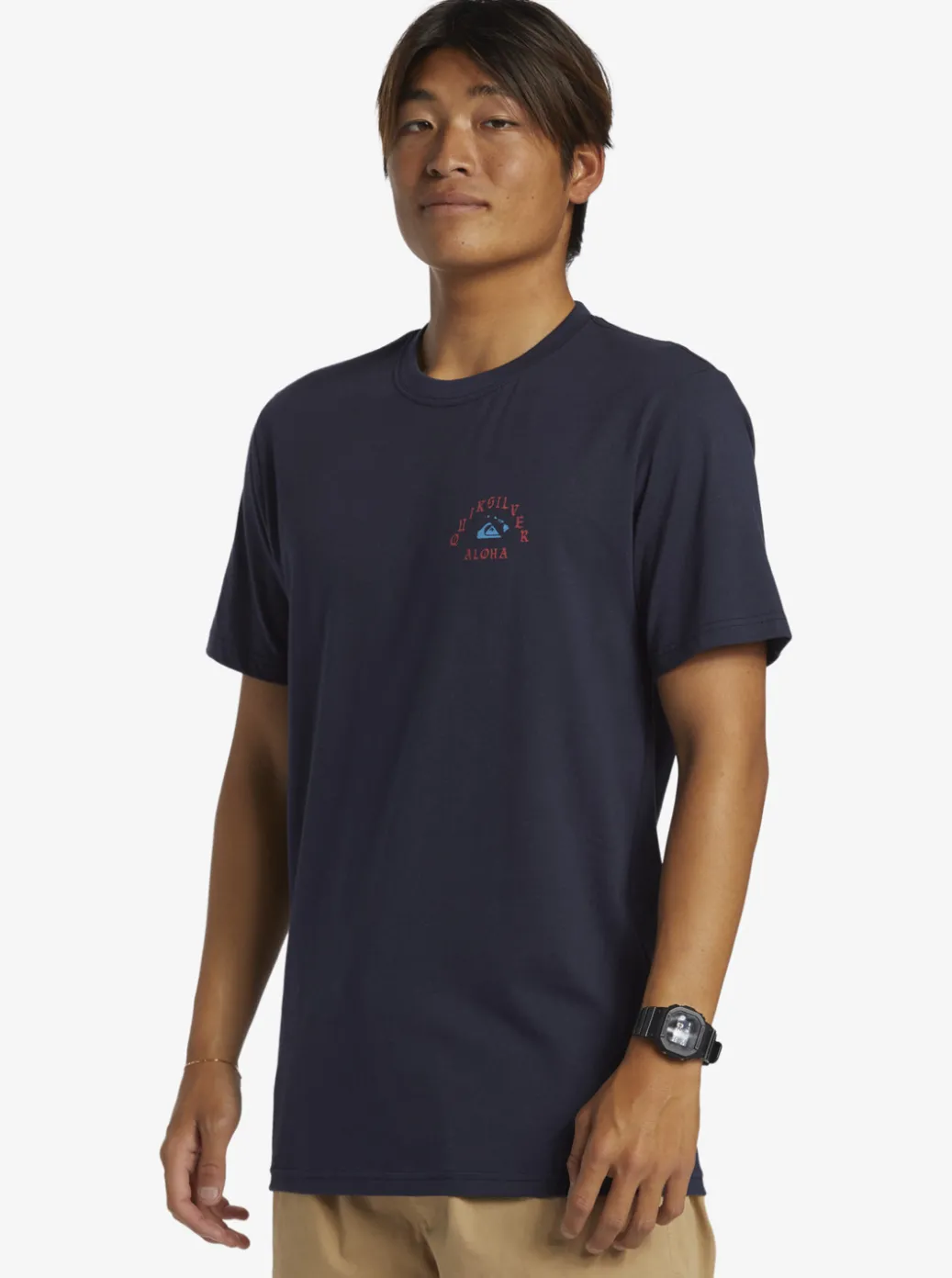 Discount Quiksilver Hi Dead Coconuts T-Shirt Navy Blazer