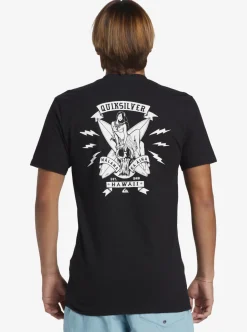 Best Quiksilver Hi Flirting With Danger T-Shirt Black