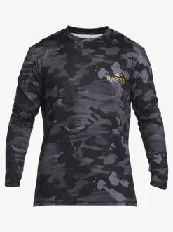 Flash Sale Quiksilver Hi Royalty Surf Long Sleeve Upf 50 Surf T-Shirt Hi Camo Black