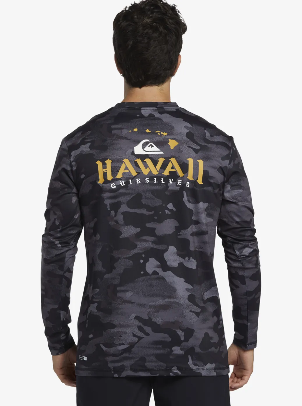 Flash Sale Quiksilver Hi Royalty Surf Long Sleeve Upf 50 Surf T-Shirt Hi Camo Black