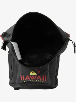 Best Quiksilver Hi Sea Stash Roll-Top Surf Backpack Black