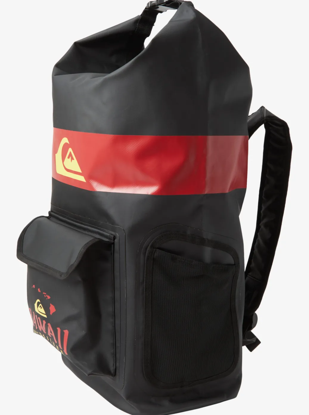 Best Quiksilver Hi Sea Stash Roll-Top Surf Backpack Black
