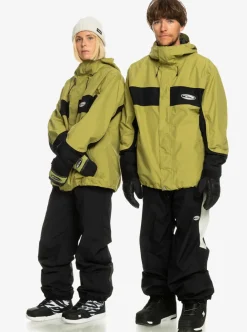 Clearance Quiksilver High Altitude Gore-Tex® Technical Snow Jacket Green Olive