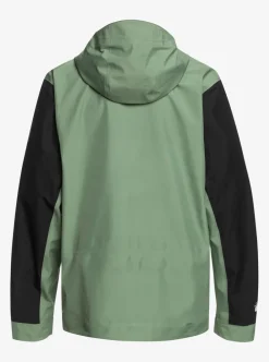 Hot Quiksilver Highline Pro Sammy Carlson 3L Gore-Tex® Technical Snow Jacket Laurel Wreath