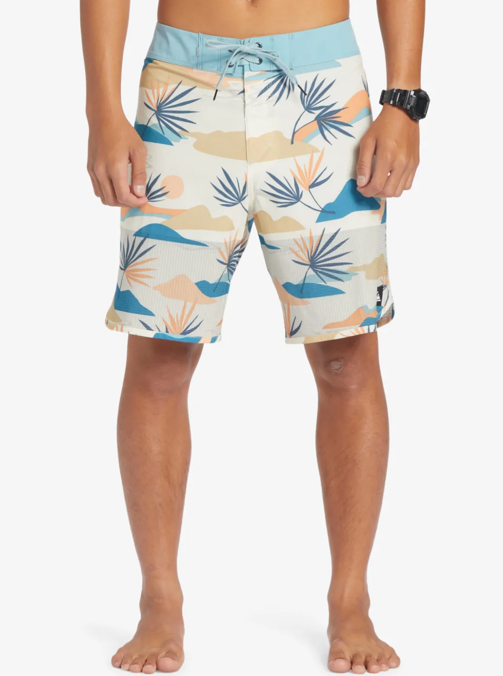 Outlet Quiksilver Highline Scallop 19" Boardshorts Birch