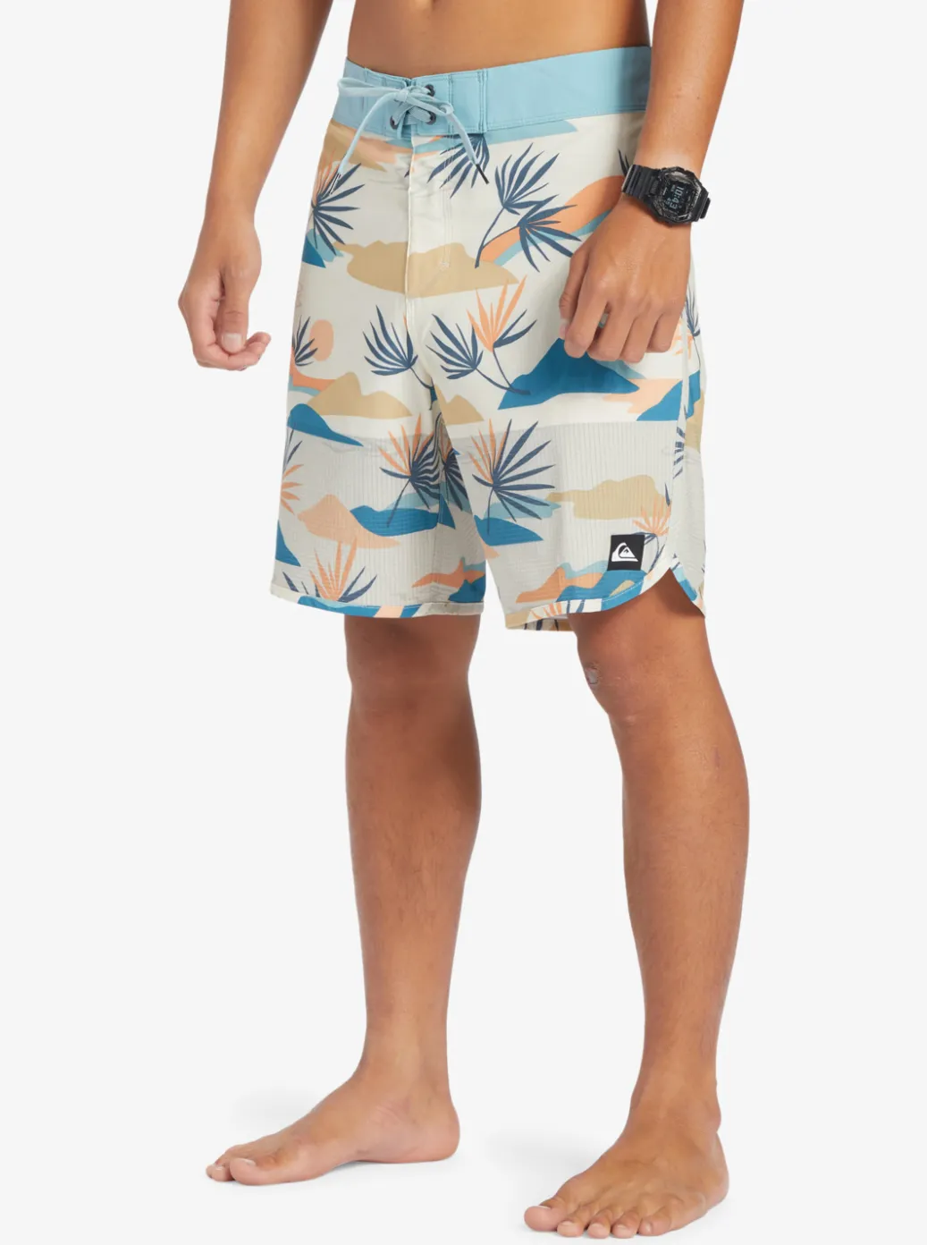 Outlet Quiksilver Highline Scallop 19" Boardshorts Birch