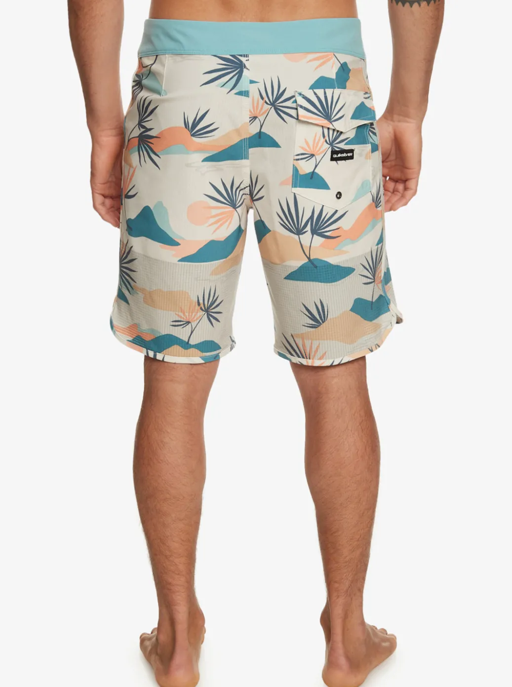 Outlet Quiksilver Highline Scallop 19" Boardshorts Birch