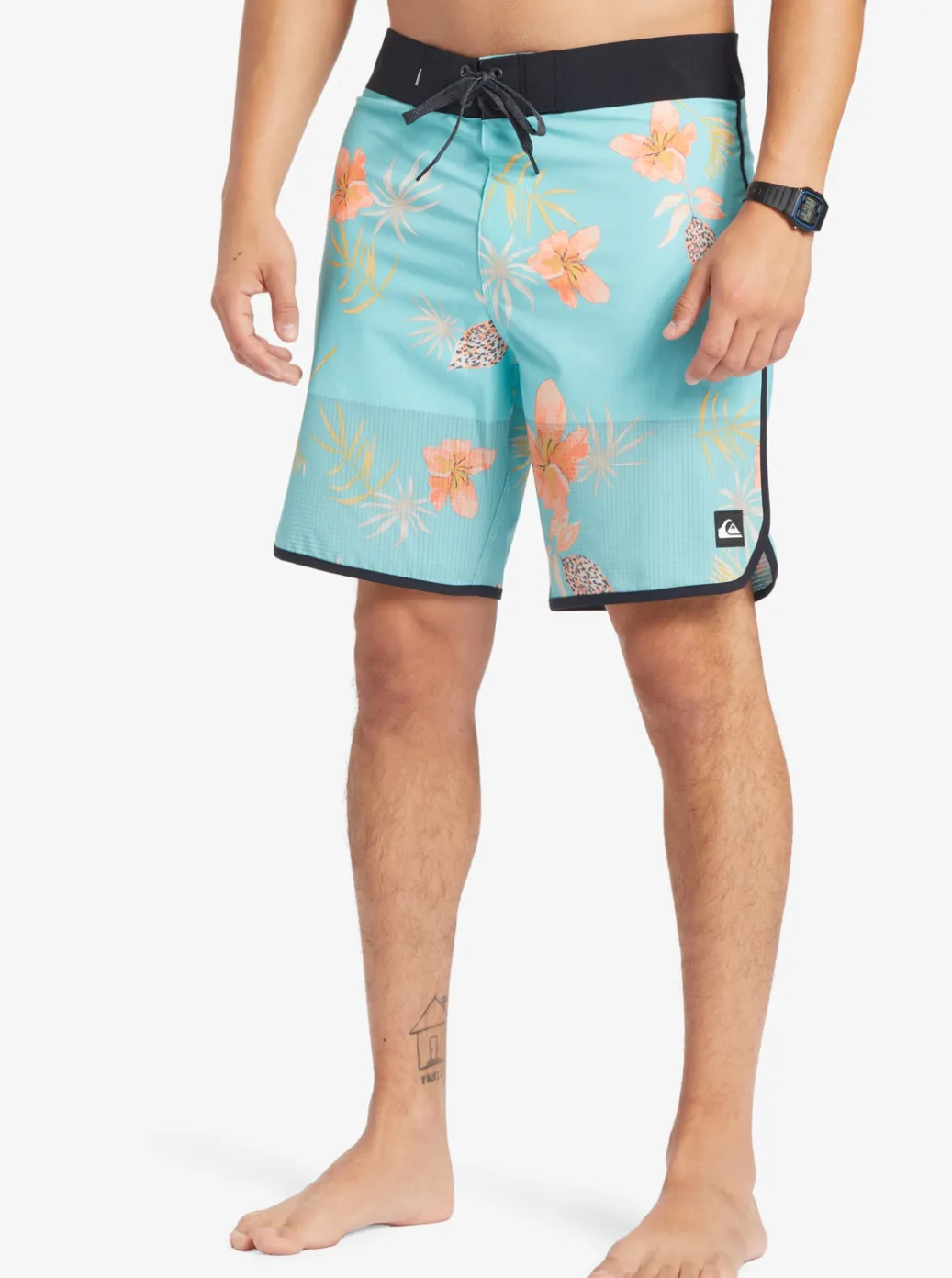 Clearance Quiksilver Highline Scallop 19" Boardshorts Blue Radiance