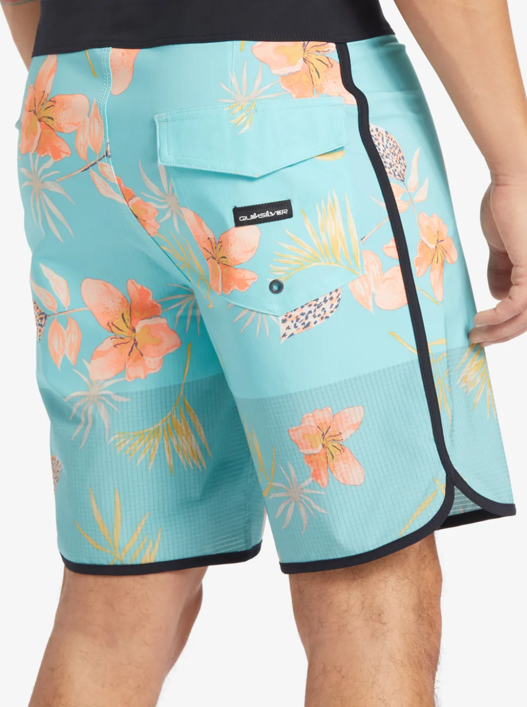 Clearance Quiksilver Highline Scallop 19" Boardshorts Blue Radiance