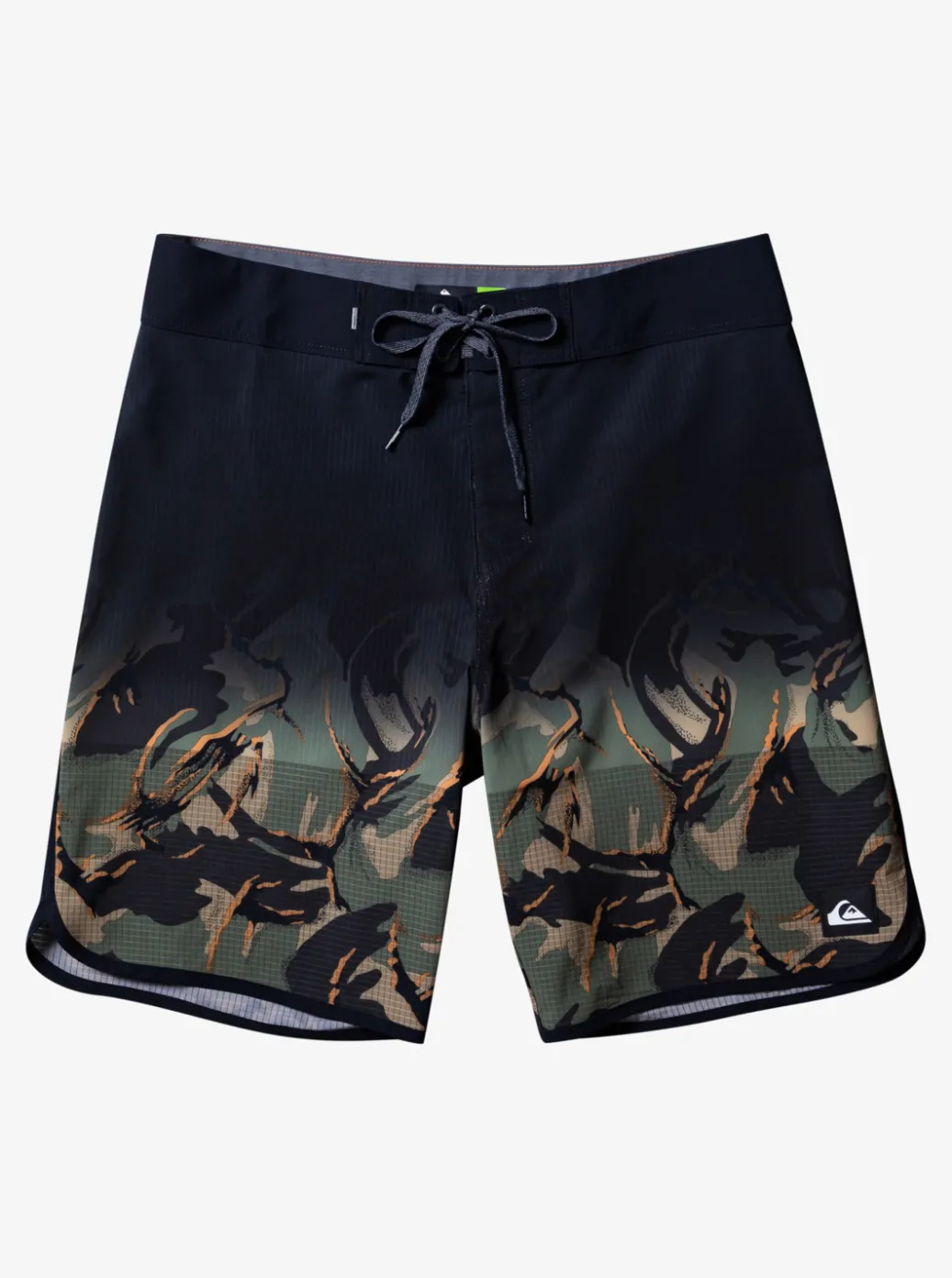 Clearance Quiksilver Highline Scallop 19" Boardshorts Four Leaf Clover
