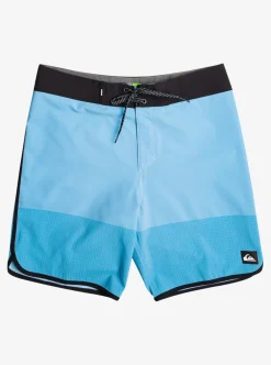 Shop Quiksilver Highline Scallop 19" Boardshorts Azure Blue