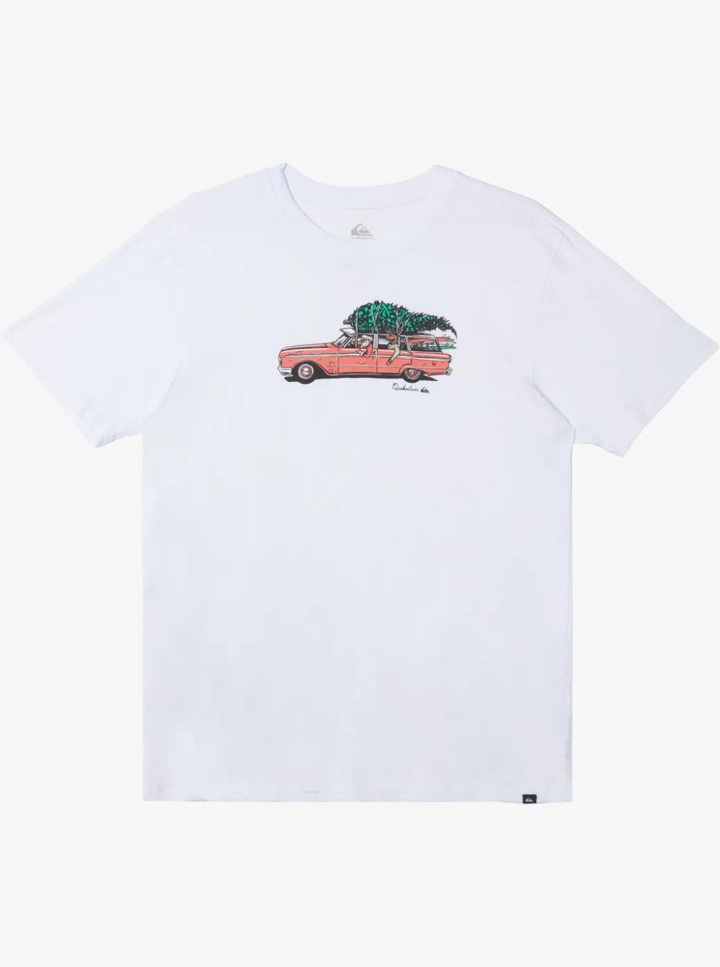 Online Quiksilver Holidaaayz T-Shirt White