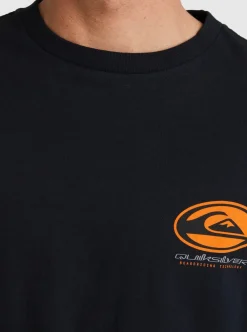 Sale Quiksilver Honeycomb Short Sleeve Stn T-Shirt Black
