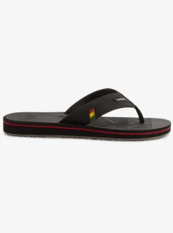 Clearance Quiksilver Island Oasis Squish Sandals Black 1