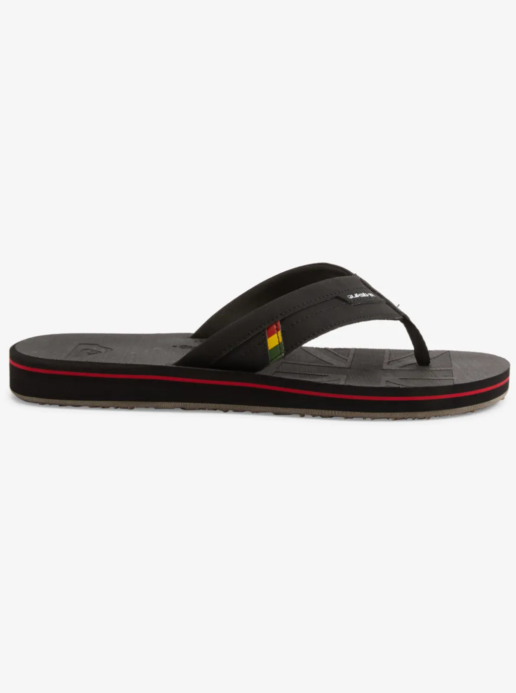 Clearance Quiksilver Island Oasis Squish Sandals Black 1