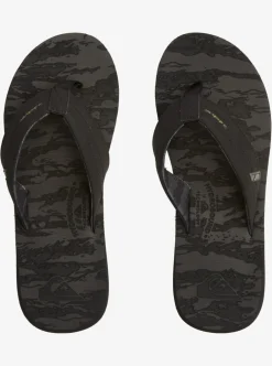 Sale Quiksilver Island Oasis Squish Sandals Black 2