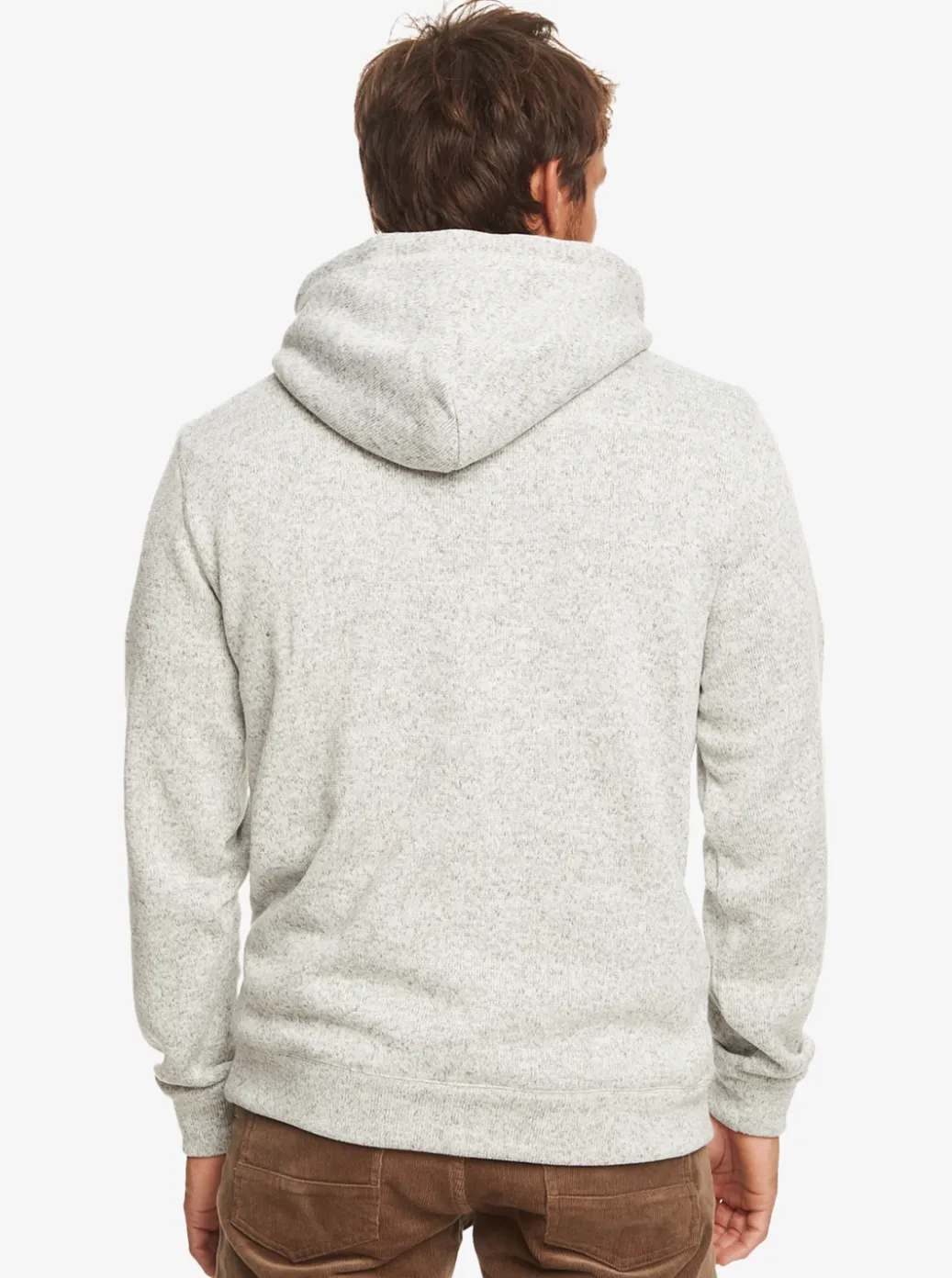 Clearance Quiksilver Keller Fleece Top Light Grey Heather