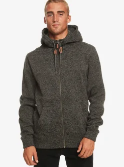 Store Quiksilver Keller Zip-Up Hoodie Dark Grey Heather