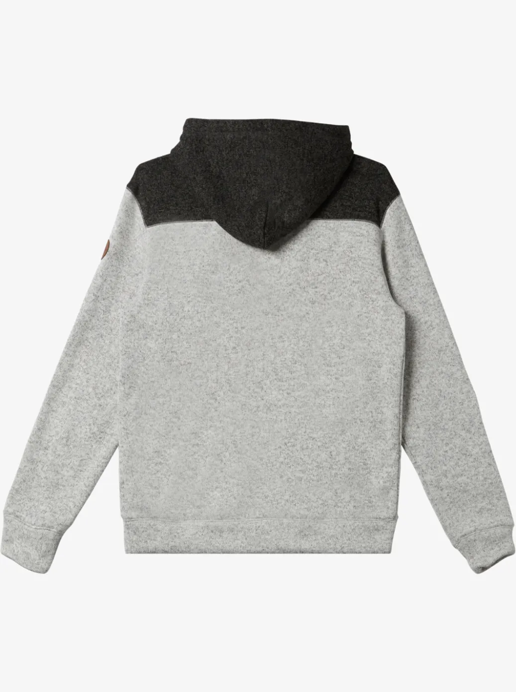 Shop Quiksilver Keller Zip-Up Hoodie Light Grey Heather