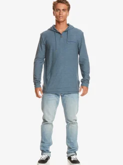 Best Sale Quiksilver Kentin Long Sleeves Hooded T-Shirt Kentin Bering Sea