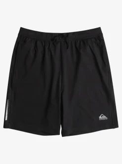 Hot Quiksilver Knit Training Technical Training Shorts True Black