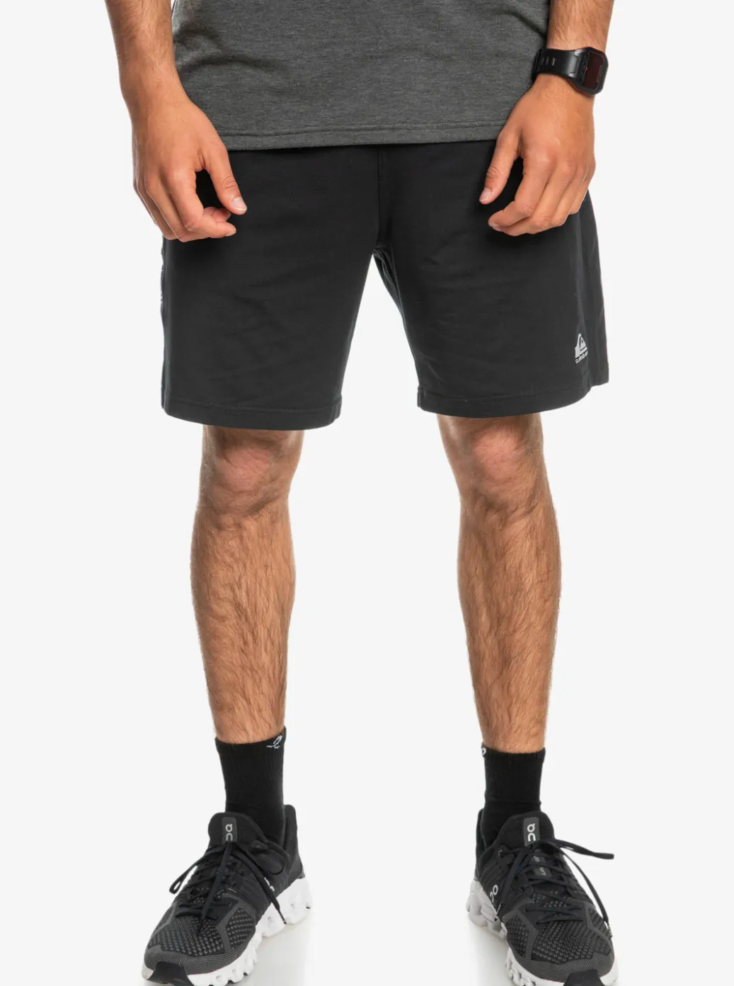Hot Quiksilver Knit Training Technical Training Shorts True Black