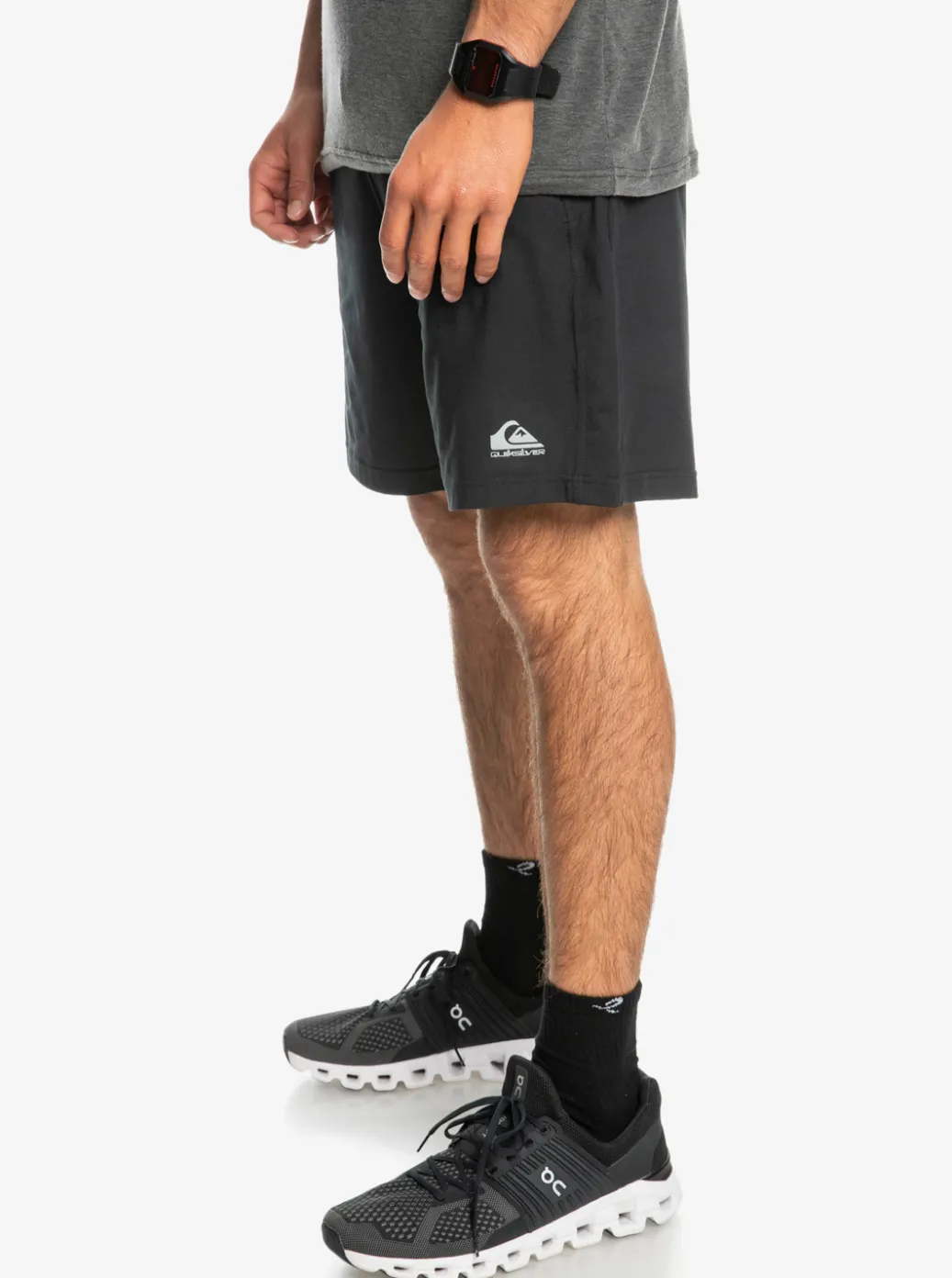 Hot Quiksilver Knit Training Technical Training Shorts True Black