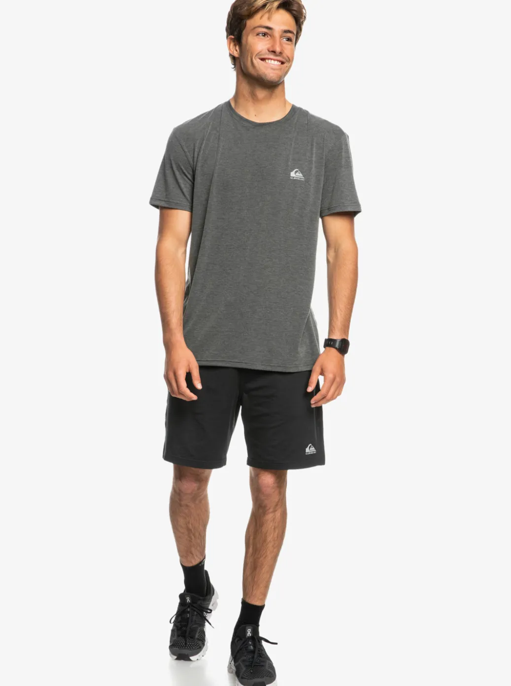 Hot Quiksilver Knit Training Technical Training Shorts True Black
