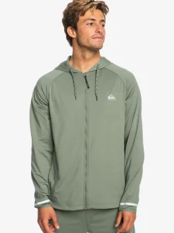 Cheap Quiksilver Knit Training Technical Zip-Up Hoodie Laurel Wreath