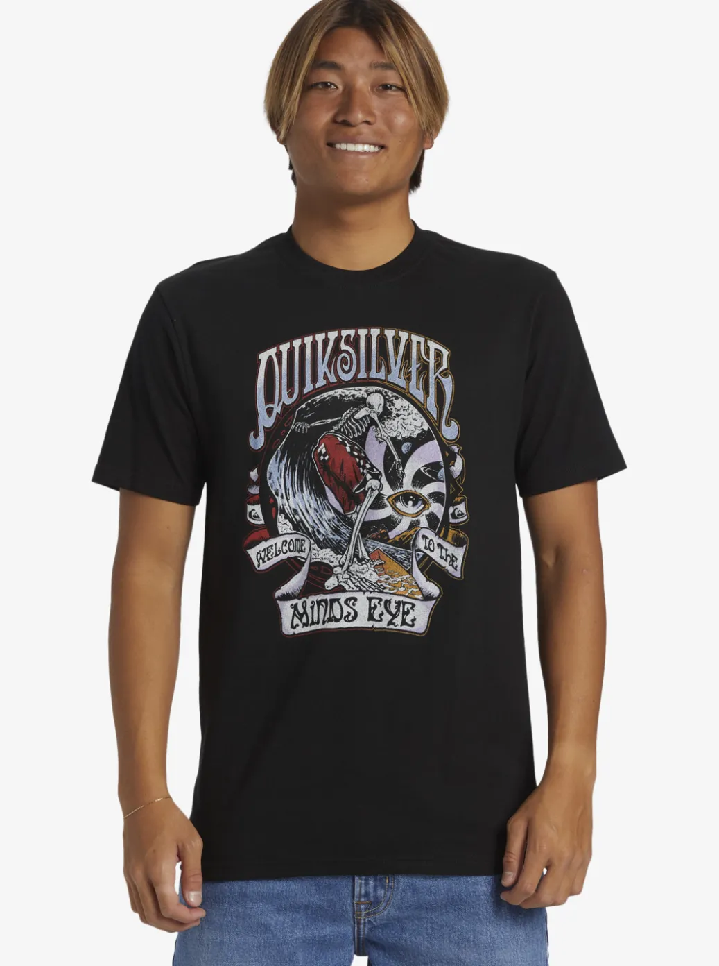 Best Quiksilver Land Down Under T-Shirt Black