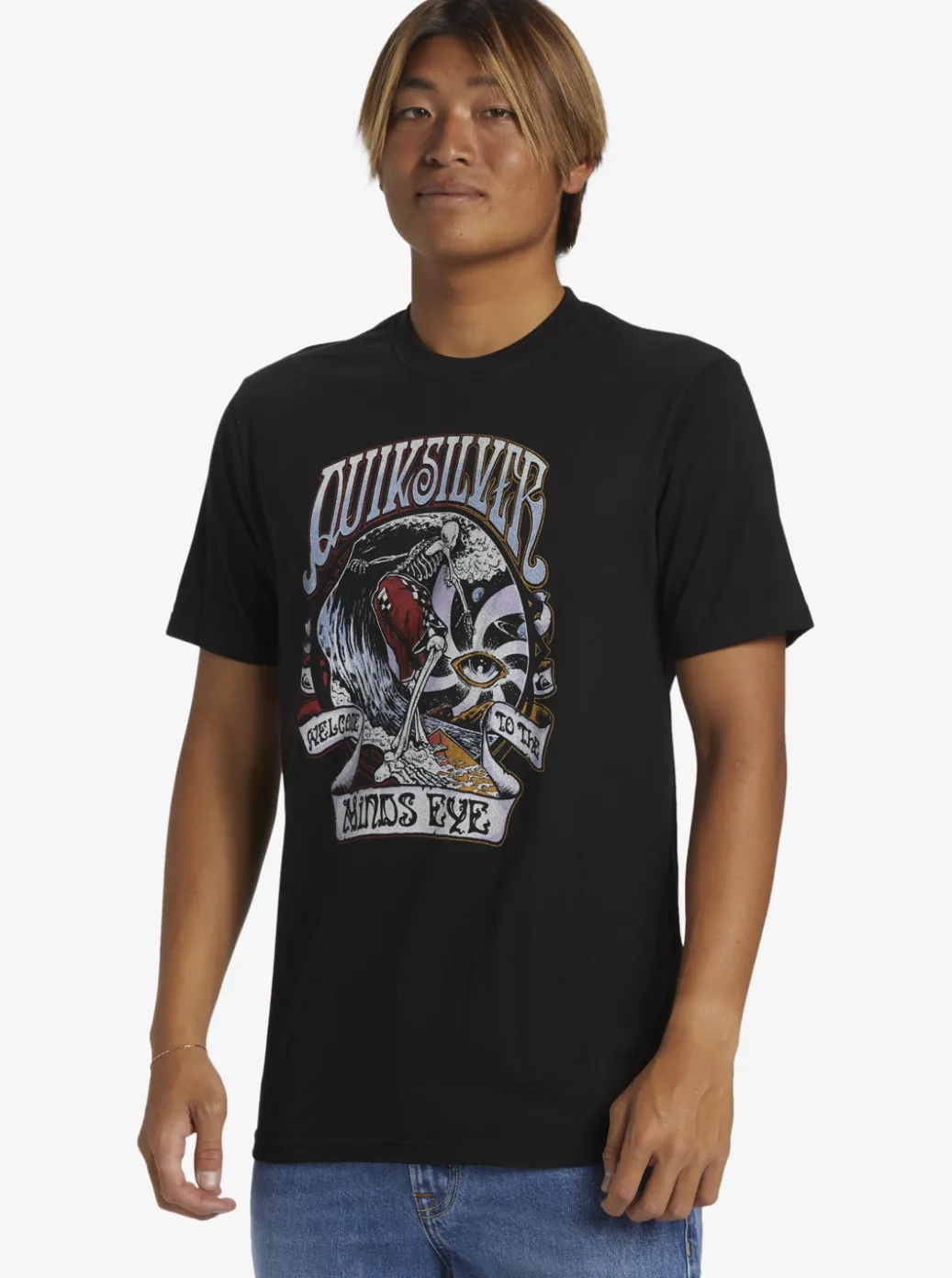 Best Quiksilver Land Down Under T-Shirt Black
