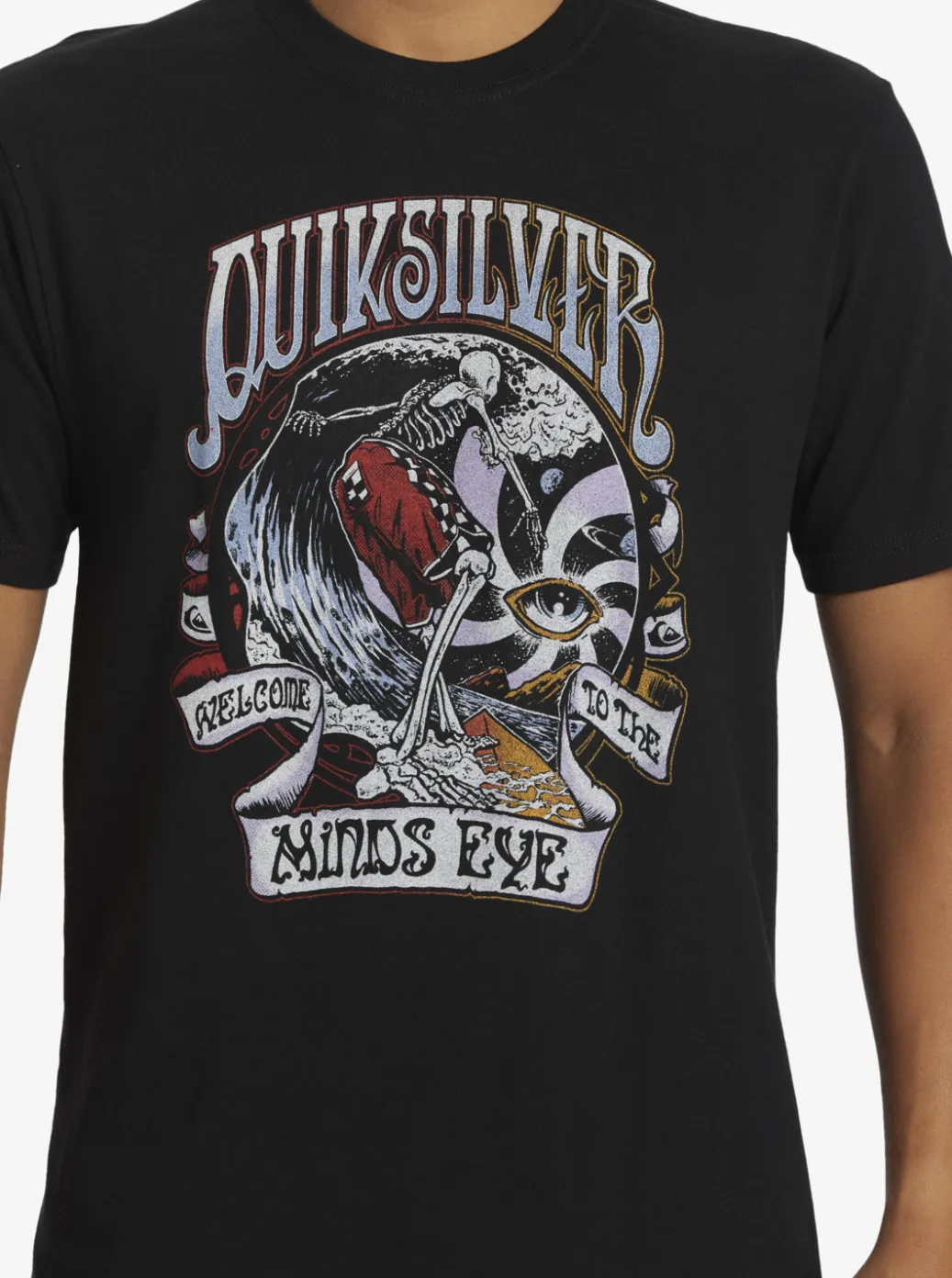 Best Quiksilver Land Down Under T-Shirt Black