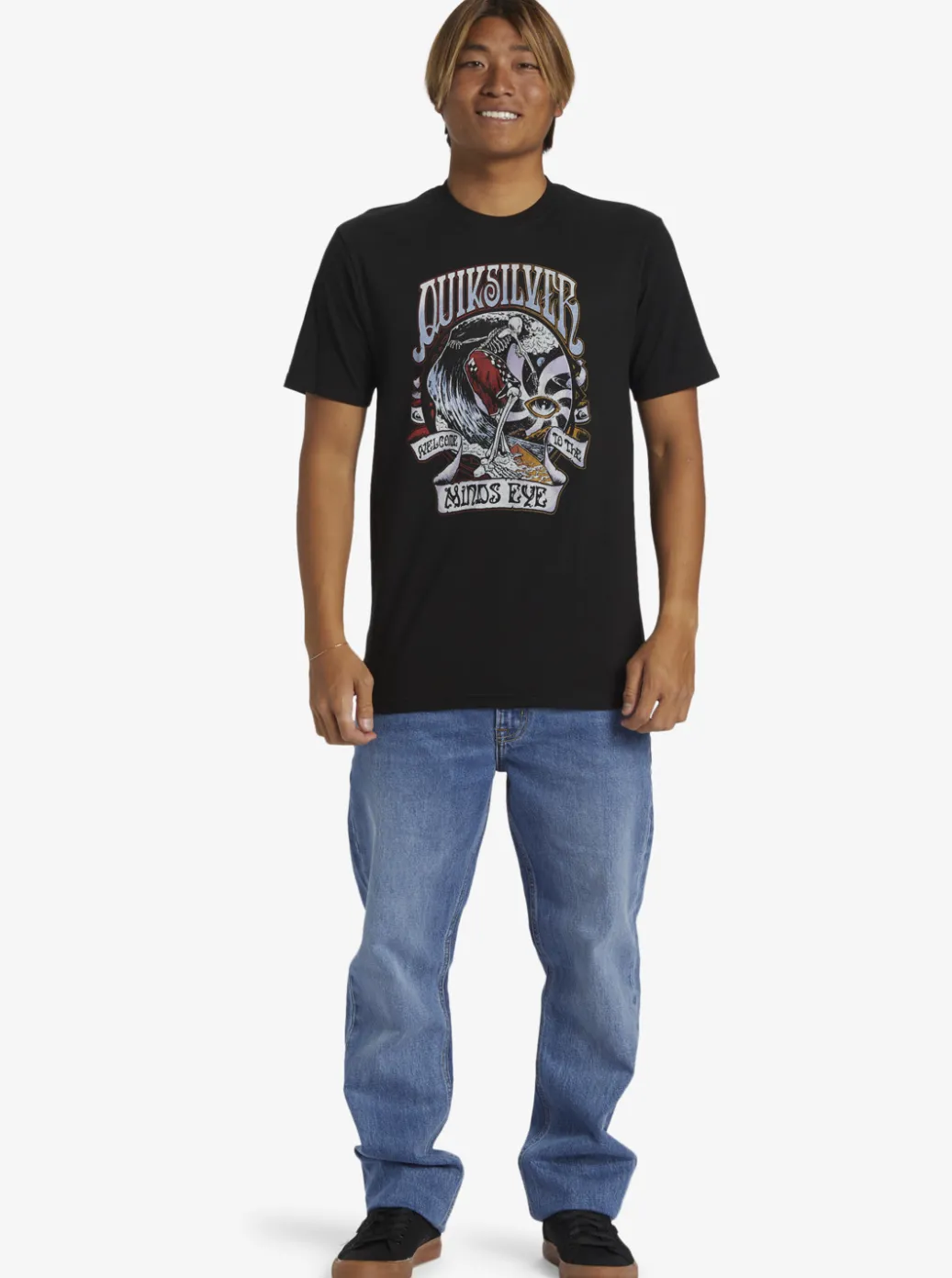 Best Quiksilver Land Down Under T-Shirt Black