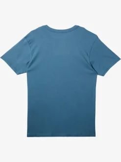 Discount Quiksilver Level Up T-Shirt Aegean Blue
