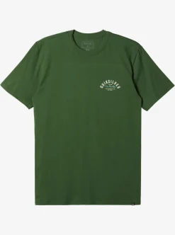 Sale Quiksilver Logo Lockup T-Shirt Greener Pastures