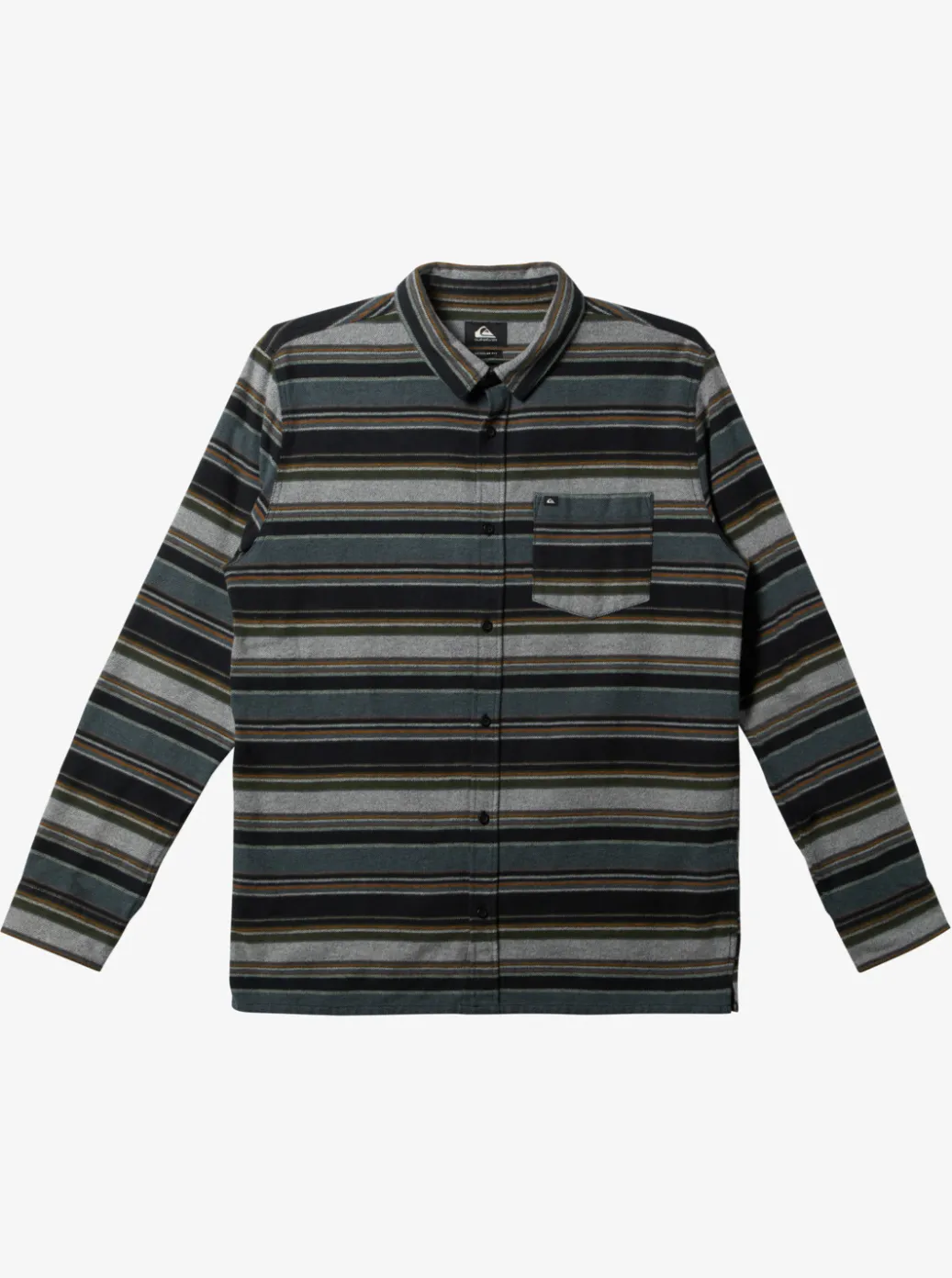 Cheap Quiksilver Lyne Long Sleeve Top Black Lyne Flannel