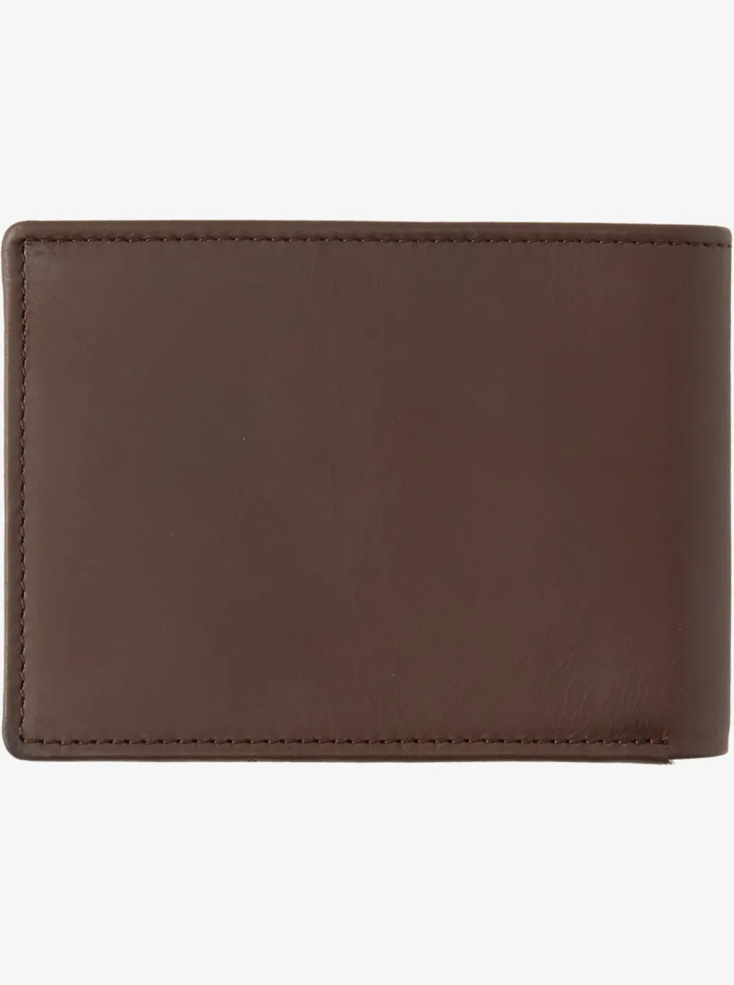 Hot Quiksilver Mac Tri-Fold Leather Wallet Chocolate Brown