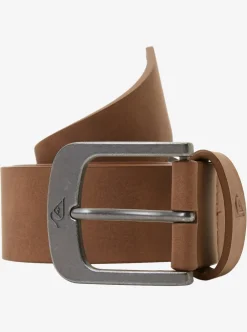 New Quiksilver Main Street Faux Leather Belt Chocolate