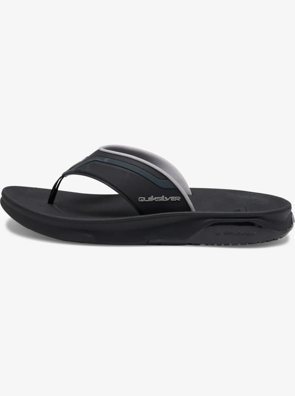 Discount Quiksilver Mathodic Recovery Sandals Black/Grey/Brown