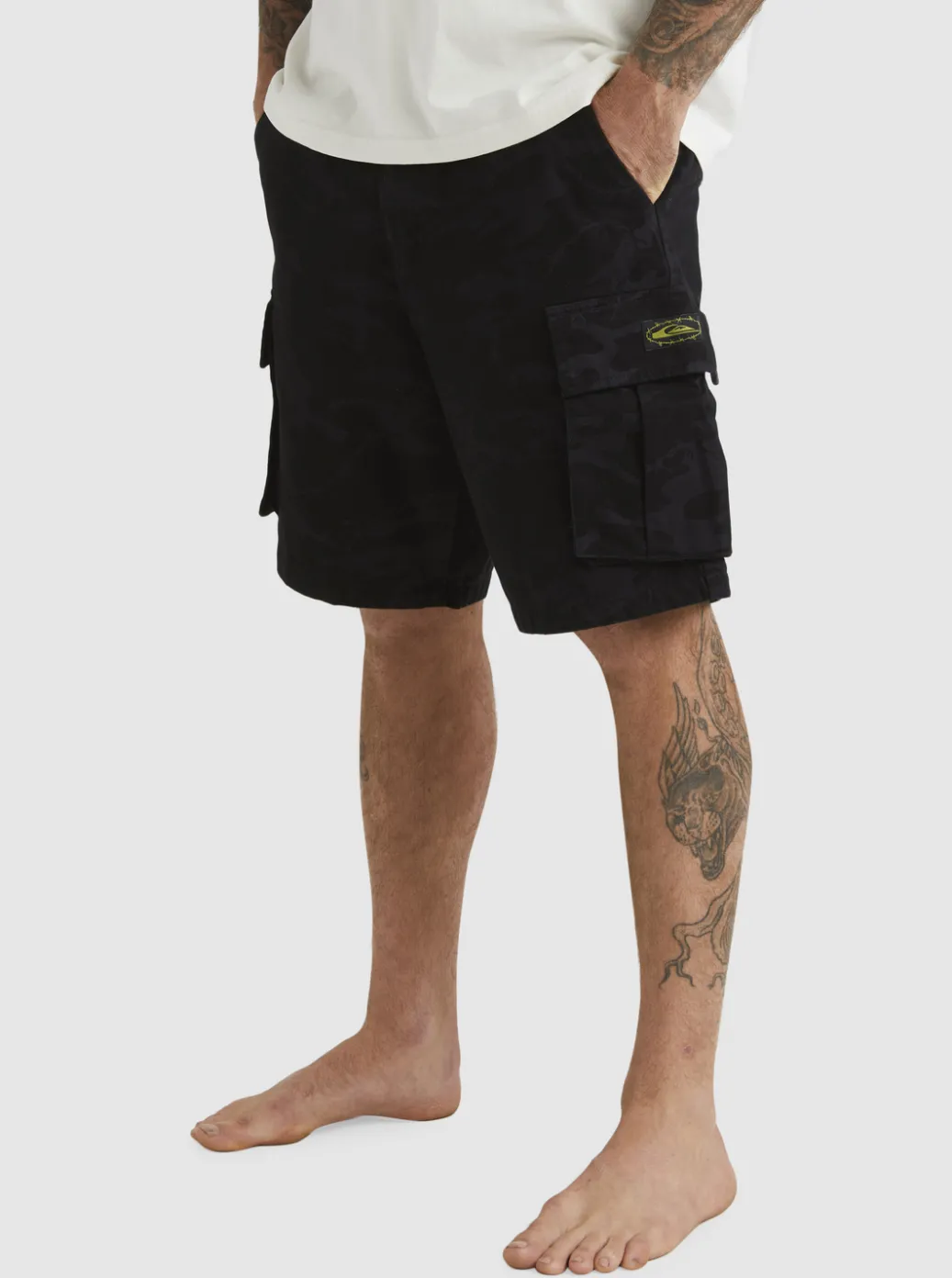 Store Quiksilver Mikey Cargo Shorts Tarmac Mongrel Camo