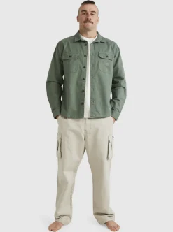 New Quiksilver Mikey Long Sleeve Shirt Laurel Wreath