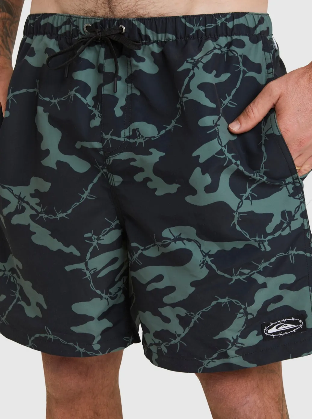 Clearance Quiksilver Mikey Volley 18" Volleys Black