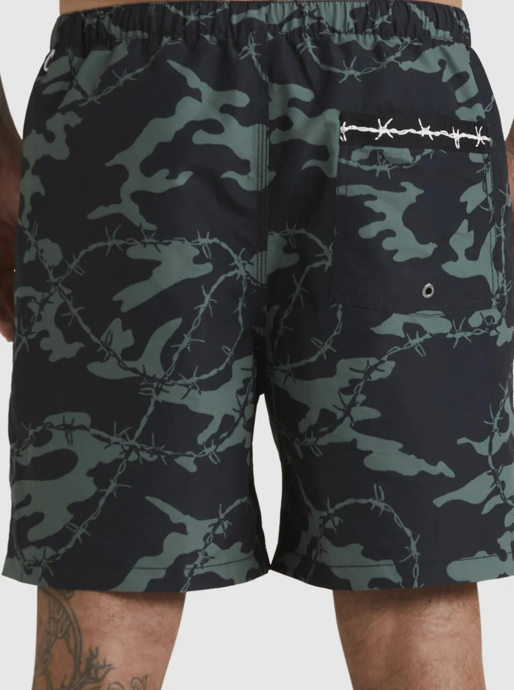 Clearance Quiksilver Mikey Volley 18" Volleys Black