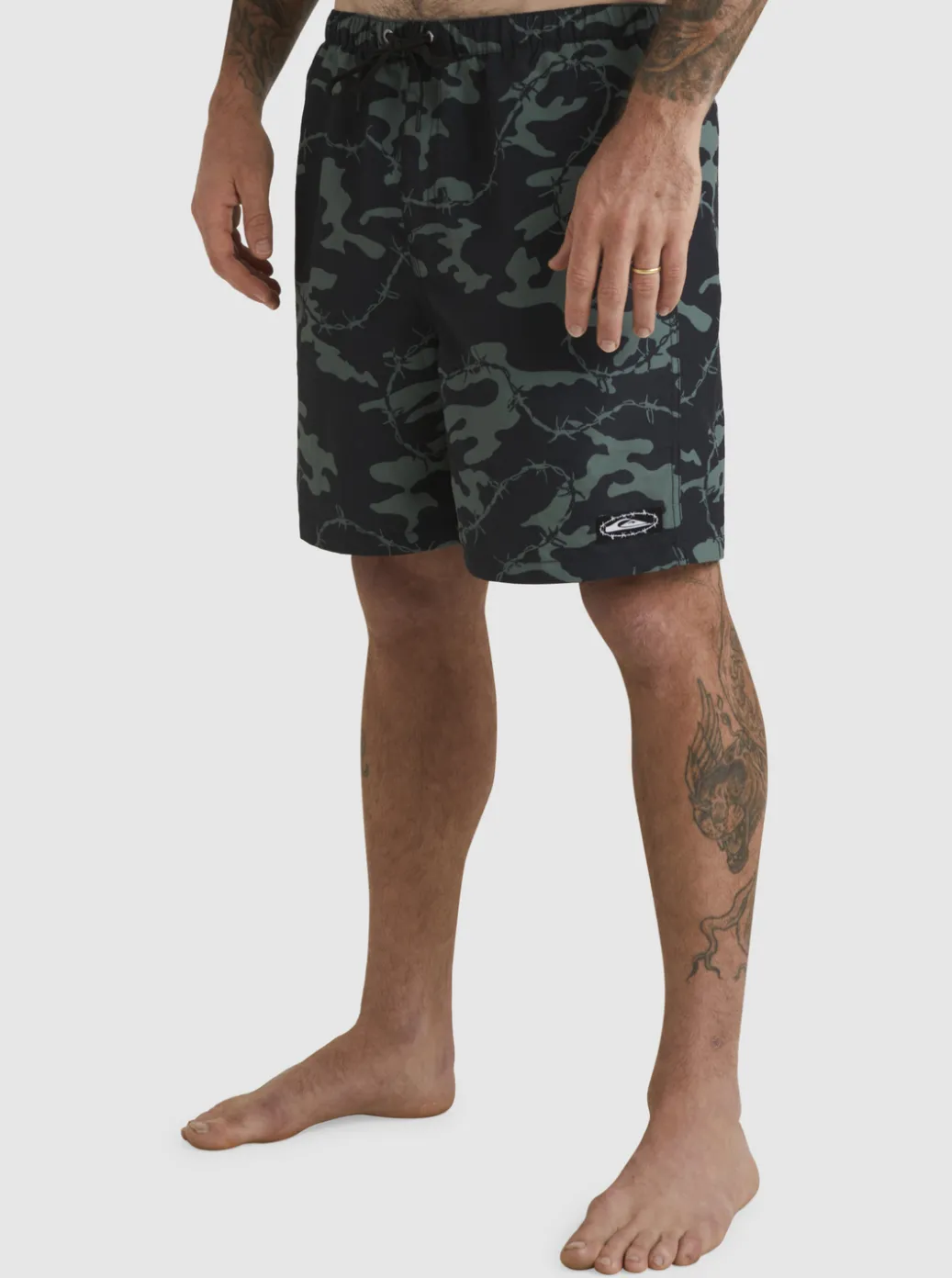 Clearance Quiksilver Mikey Volley 18" Volleys Black